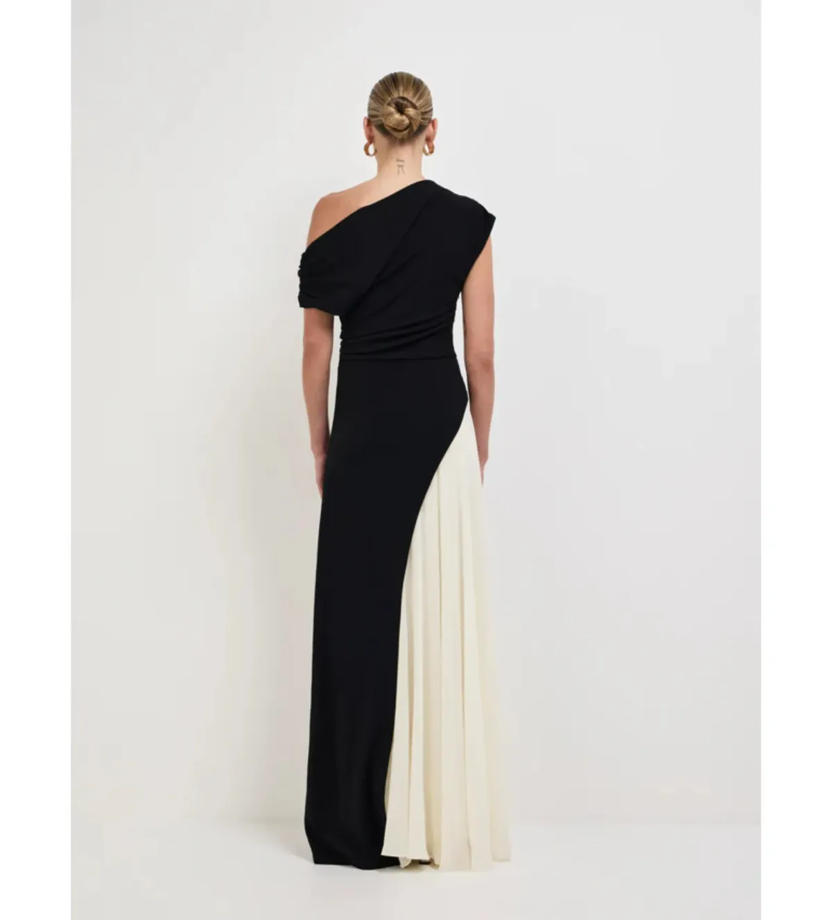 Sheike Celine Maxi Dress Black Contrast Size 16 - Image 3