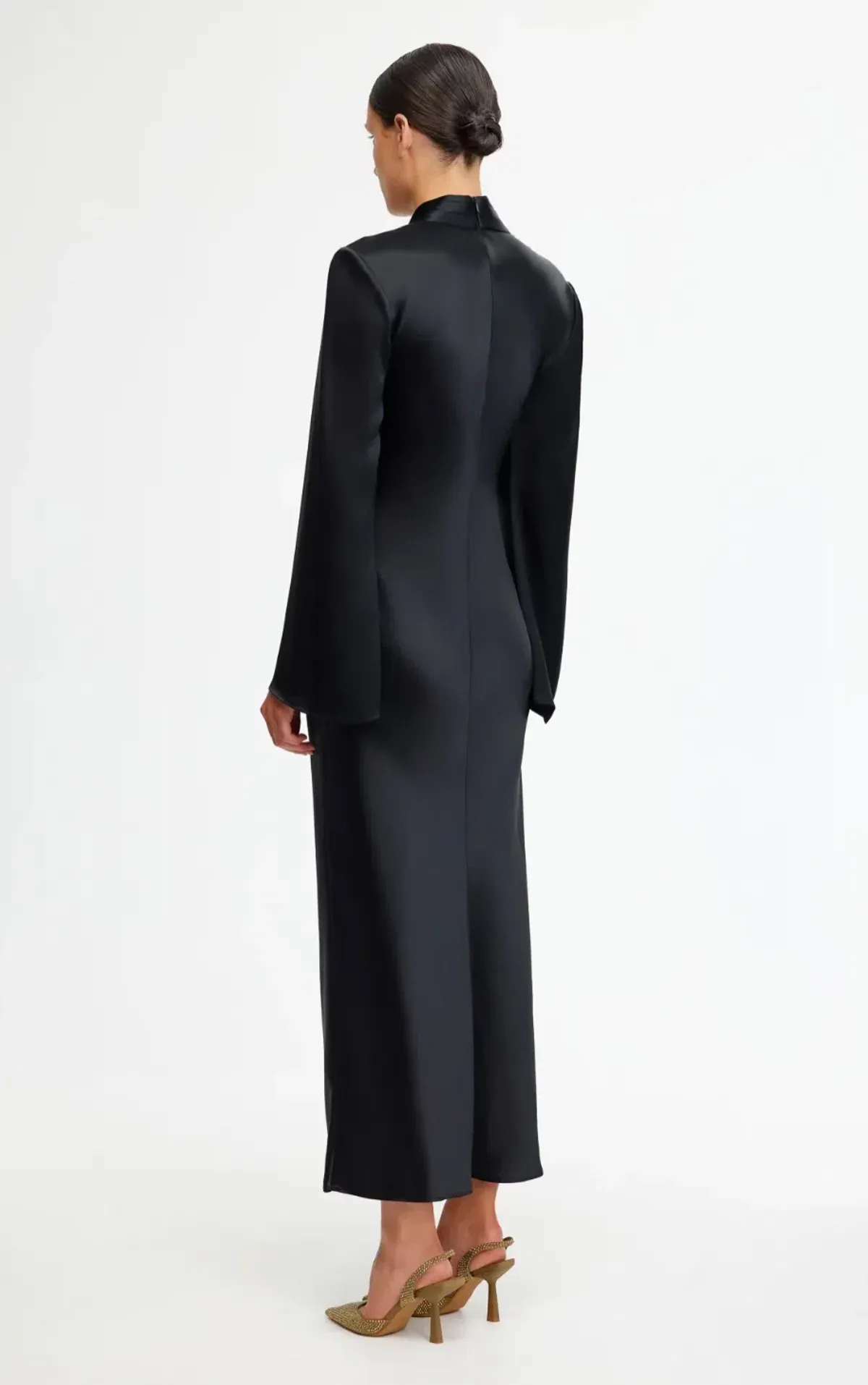 Acler Piccadilly Midi Black Size 16 - Image 3