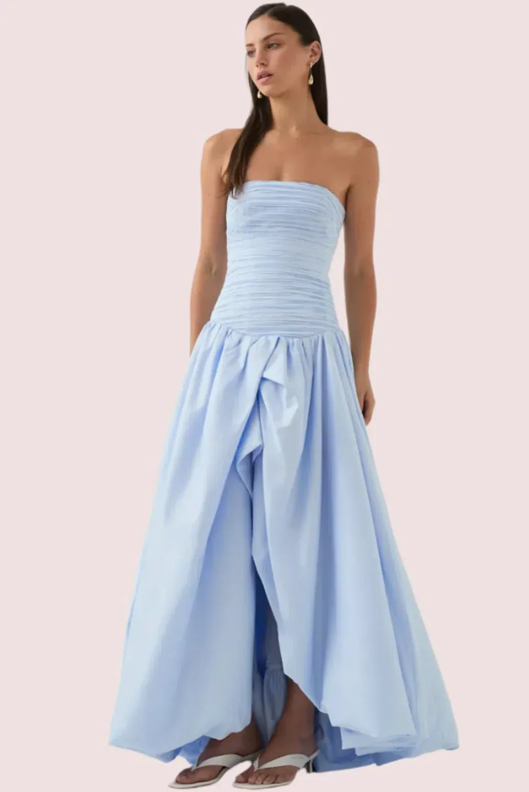 Aje Violette Gown Blue Size 6 for rent on The Volte - main image