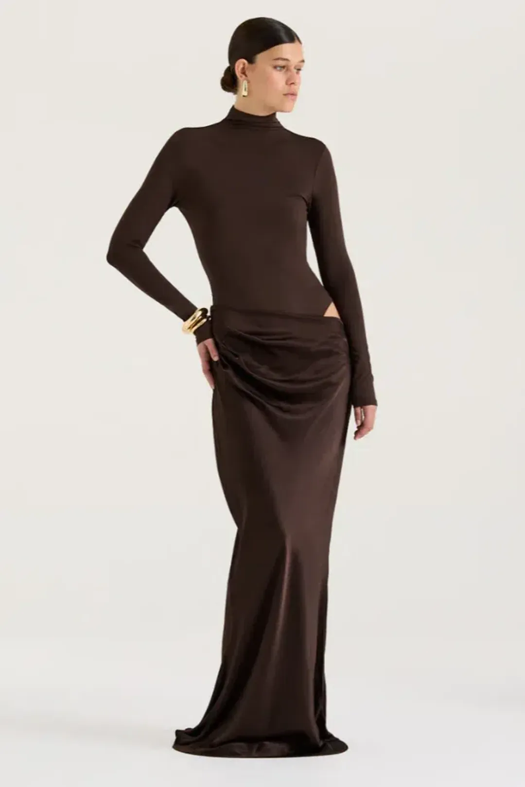 Henne Soraia Brown Size 8 for rent on The Volte - main image