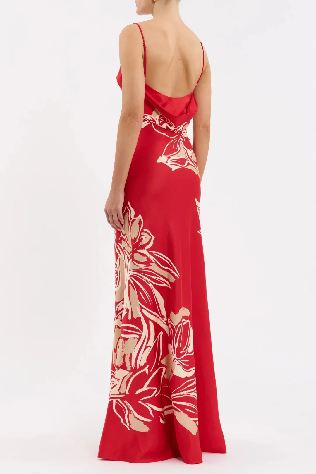 Rebecca Vallance Tallara Maxi Dress Red Size 8 for rent on The Volte - main image