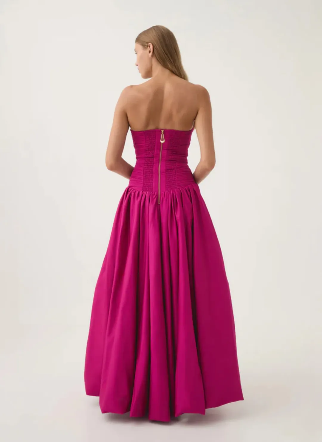 Aje Bubble Gown Maxi Magenta Size AU 8 for rent on The Volte - main image
