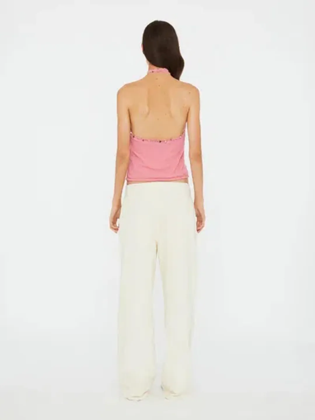 Beach Quartz Halter Tank | Christopher Esber for rent on The Volte - main image