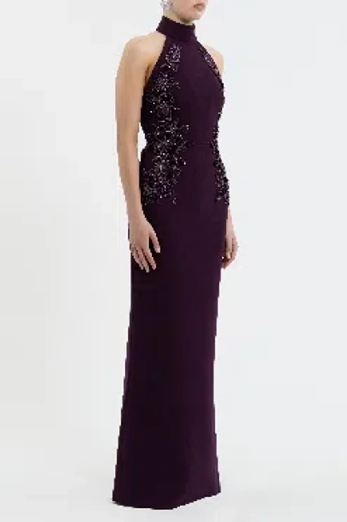 Rebecca Vallance Beatrice Maxi Gown Blackberry Size 10 - Image 1