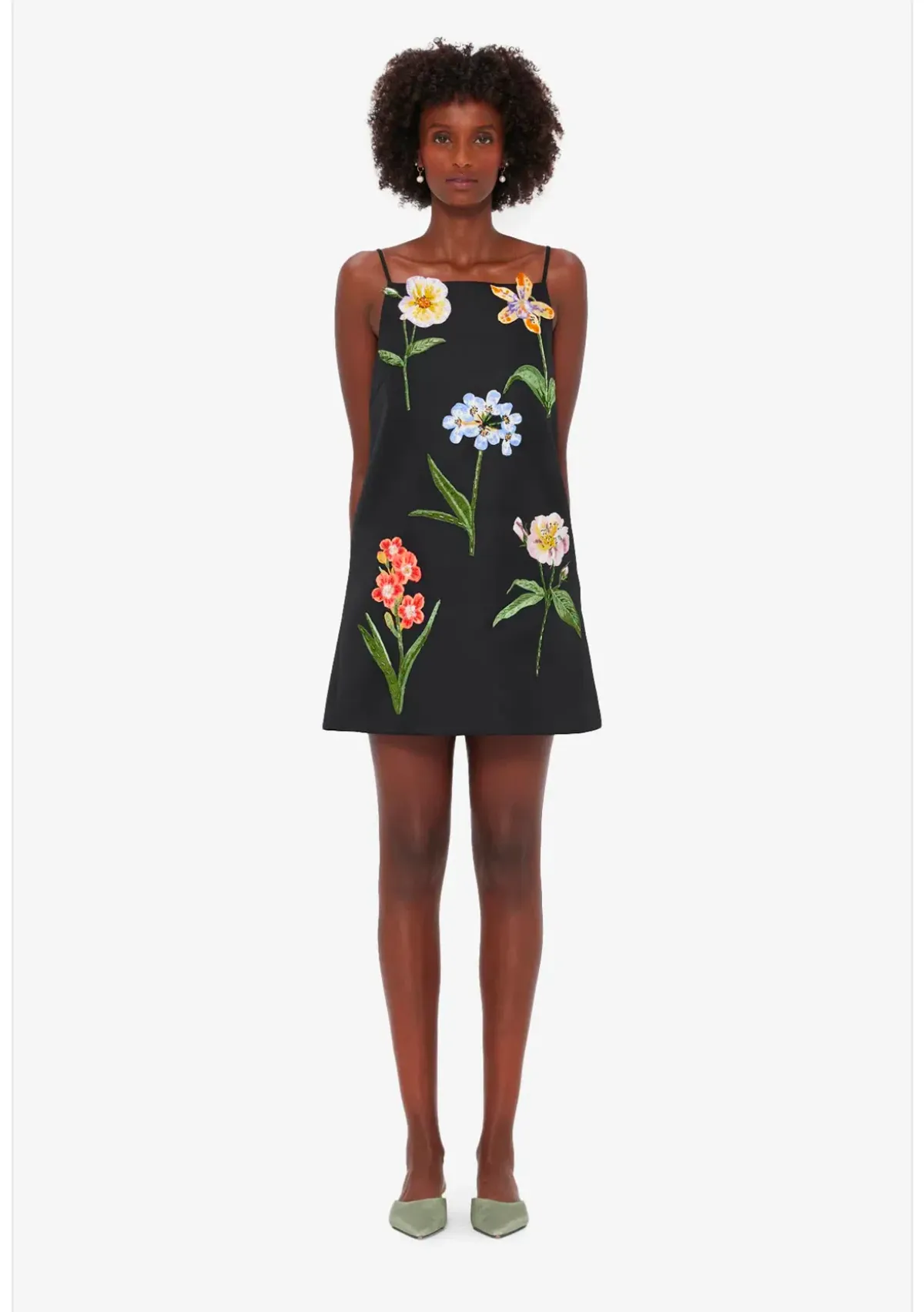 Leo Lin Leia Embroidered Mini Dress Size 10 - Image 1