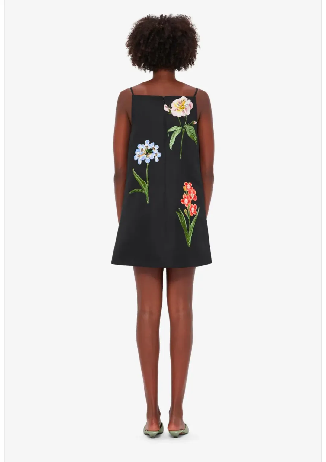 Leo Lin Leia Embroidered Mini Dress Size 10 for rent on The Volte - main image