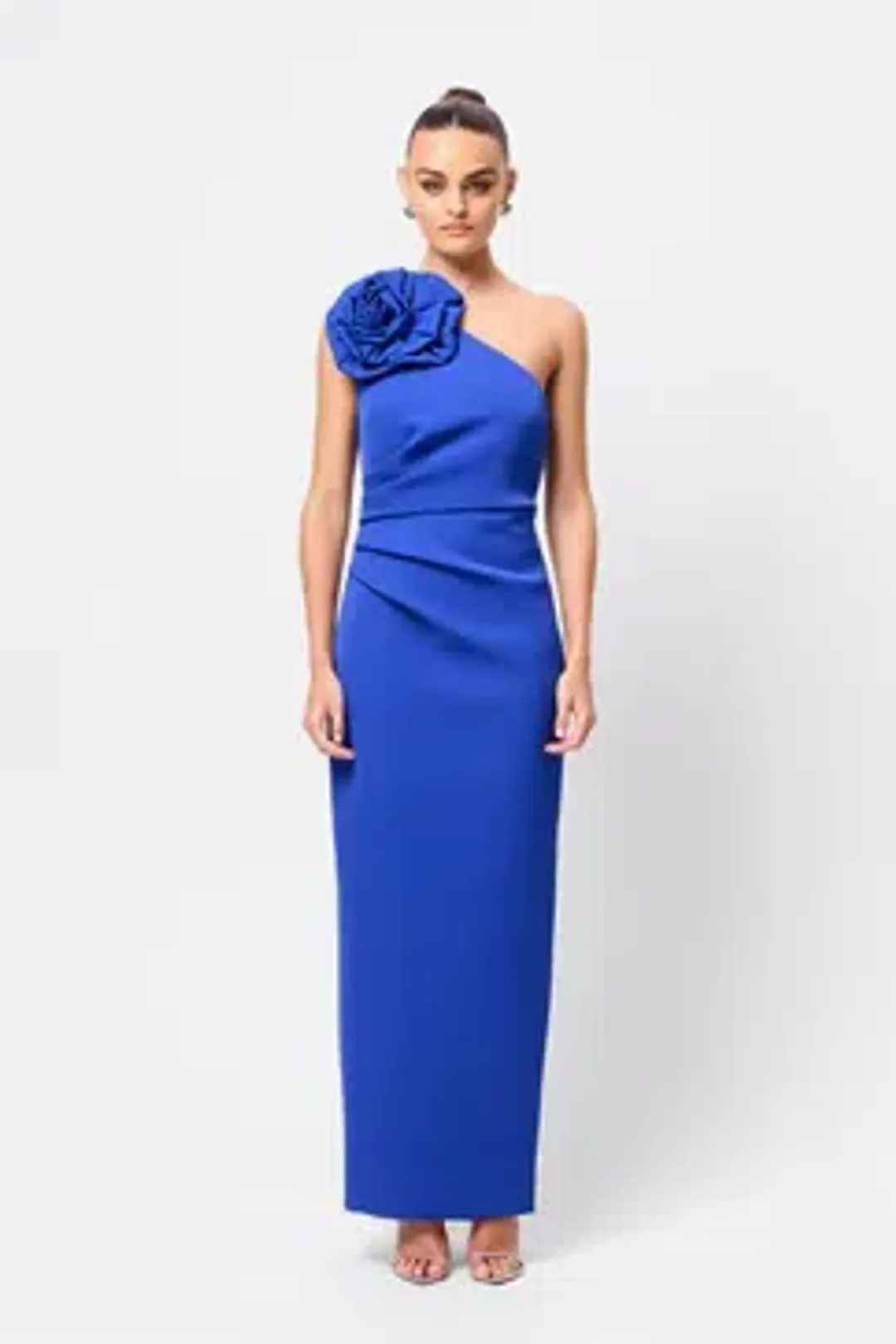 MOSSMAN DREAMSTATE MAXI DRESS / BLUE / SIZE 14 for rent on The Volte - main image