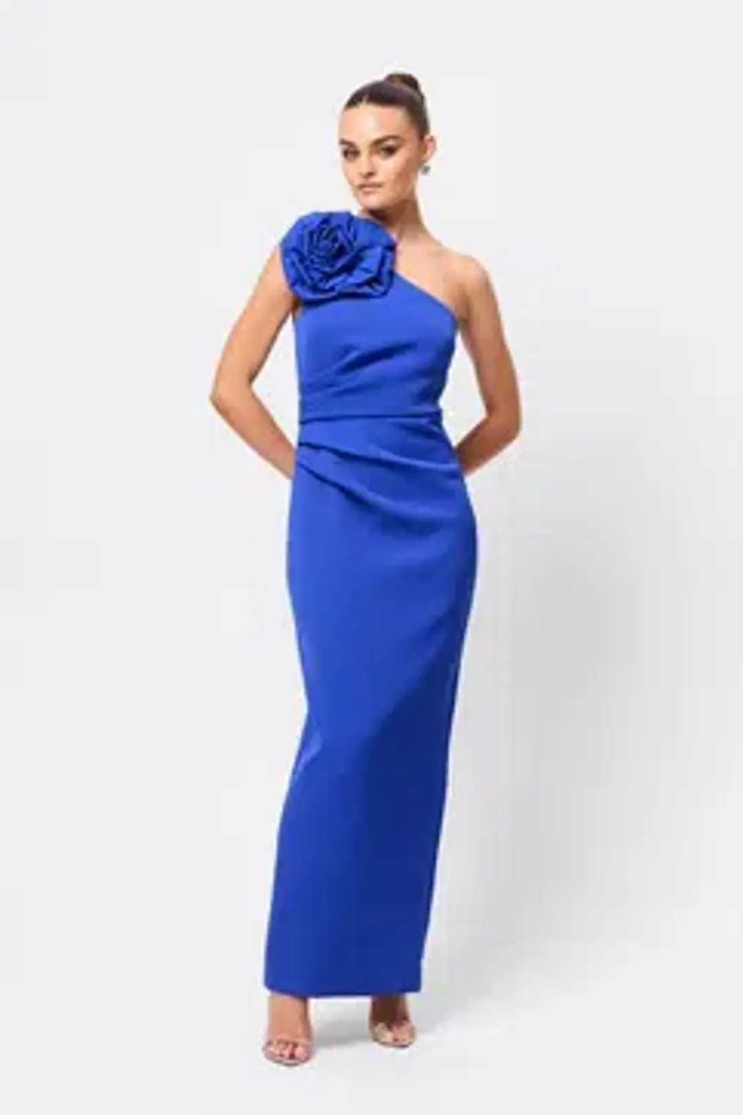 MOSSMAN DREAMSTATE MAXI DRESS / BLUE / SIZE 14 for rent on The Volte - main image