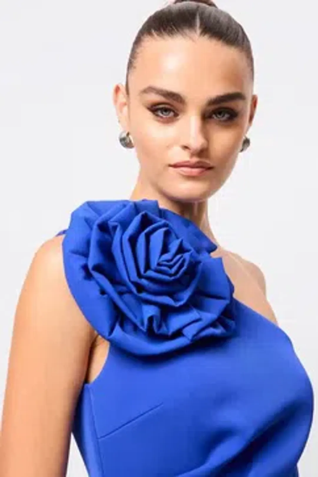 MOSSMAN DREAMSTATE MAXI DRESS / BLUE / SIZE 14 for rent on The Volte - main image