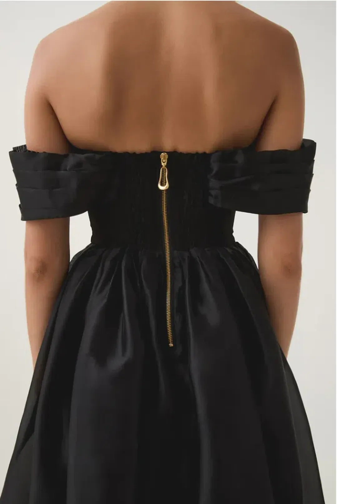 Aje Cordelia Corseted Maxi Dress Black Size AU 6 for rent on The Volte - main image