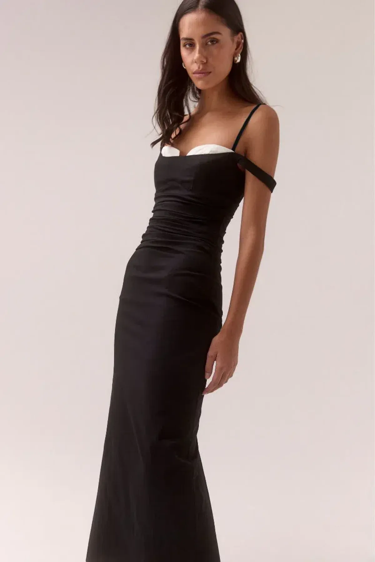 Sovere Lure Midi Dress Black Size 10 - Image 2