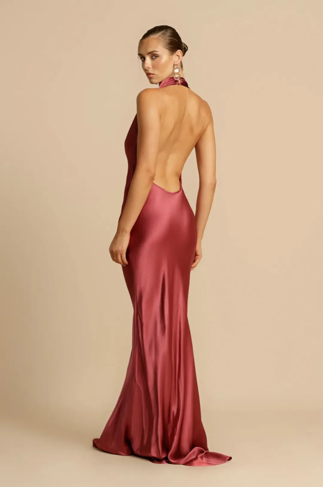 Arcina Ori Gaia Dress Plum Size S/AU 8 for rent on The Volte - main image