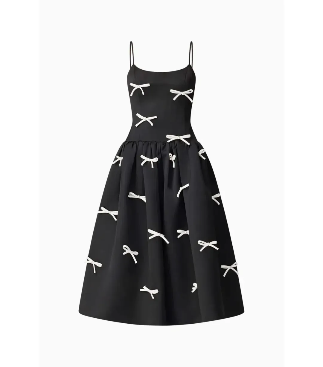 Elliatt Ursula Midi Dress Black Size AU 10 for rent on The Volte - main image