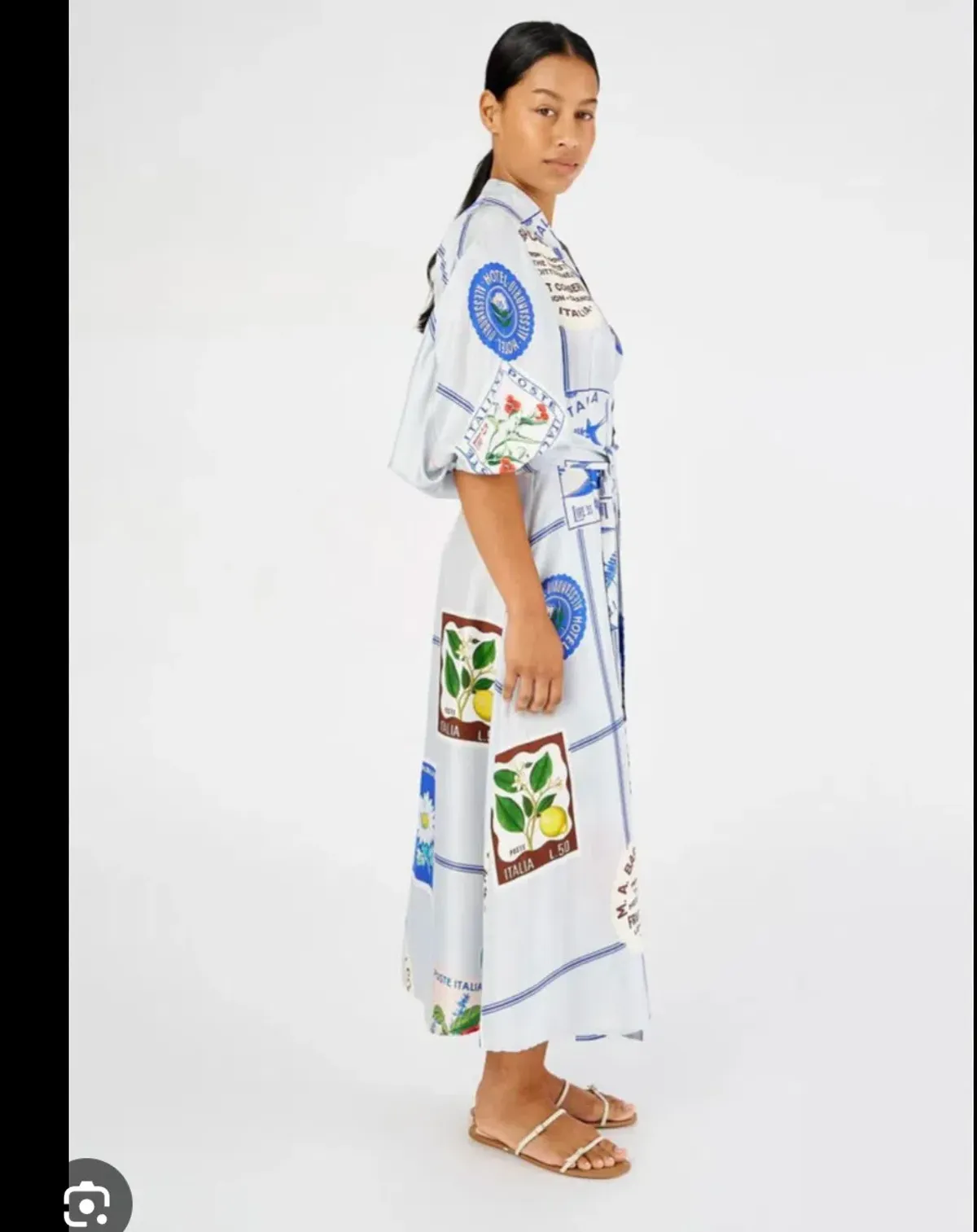 Oroton Picnic Print Dress Size 10  - Image 5