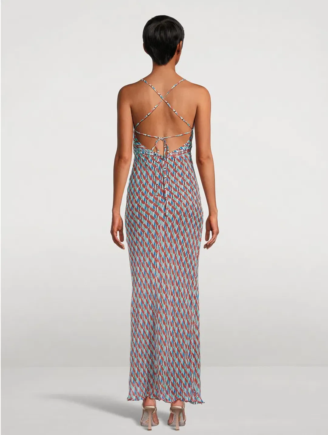 Maribel Lace Back Bias Maxi Dress Size 8 for rent on The Volte - main image