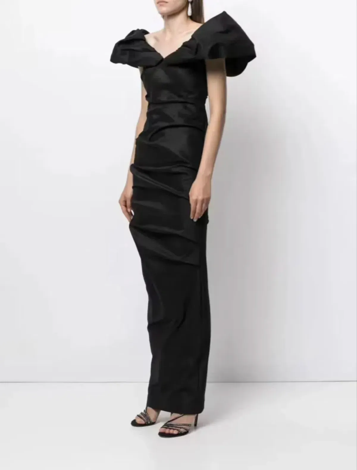 Rachel Gilbert Frey Gown Black 4/AU14 - Image 3