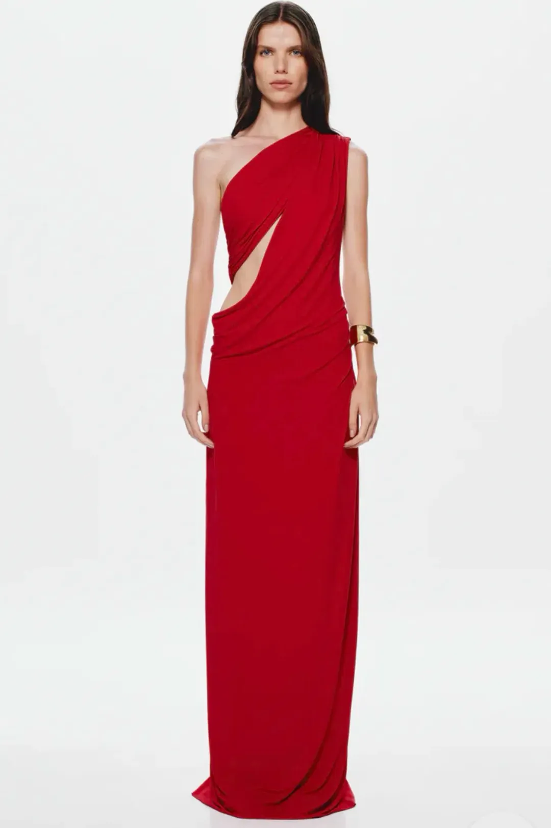 MISHA SOLSTICE CUPRO DRESS SIZE 10 for rent on The Volte - main image