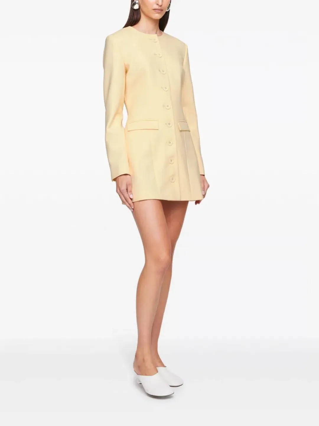 ANNA QUAN Eva Dress Butter Yellow 8 for rent on The Volte - main image