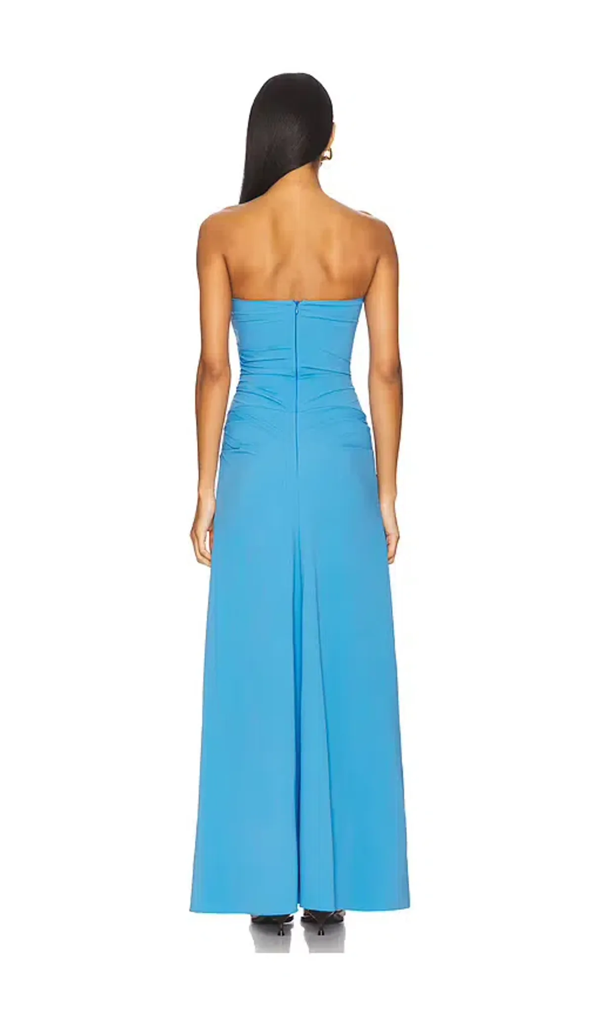 Bec + Bridge Angelina Strapless Maxi Dress Blue Size 10 - Image 3