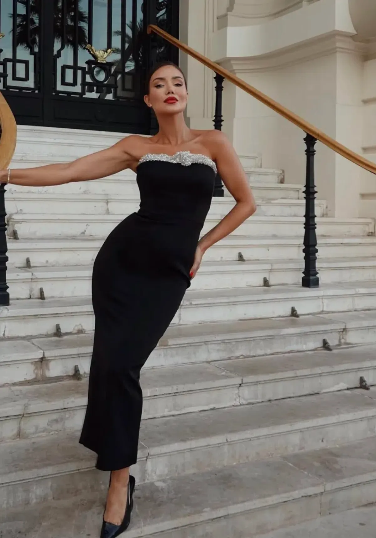 Rachel Gilbert Lorna Dress in black size 5 AU 16 - Image 1