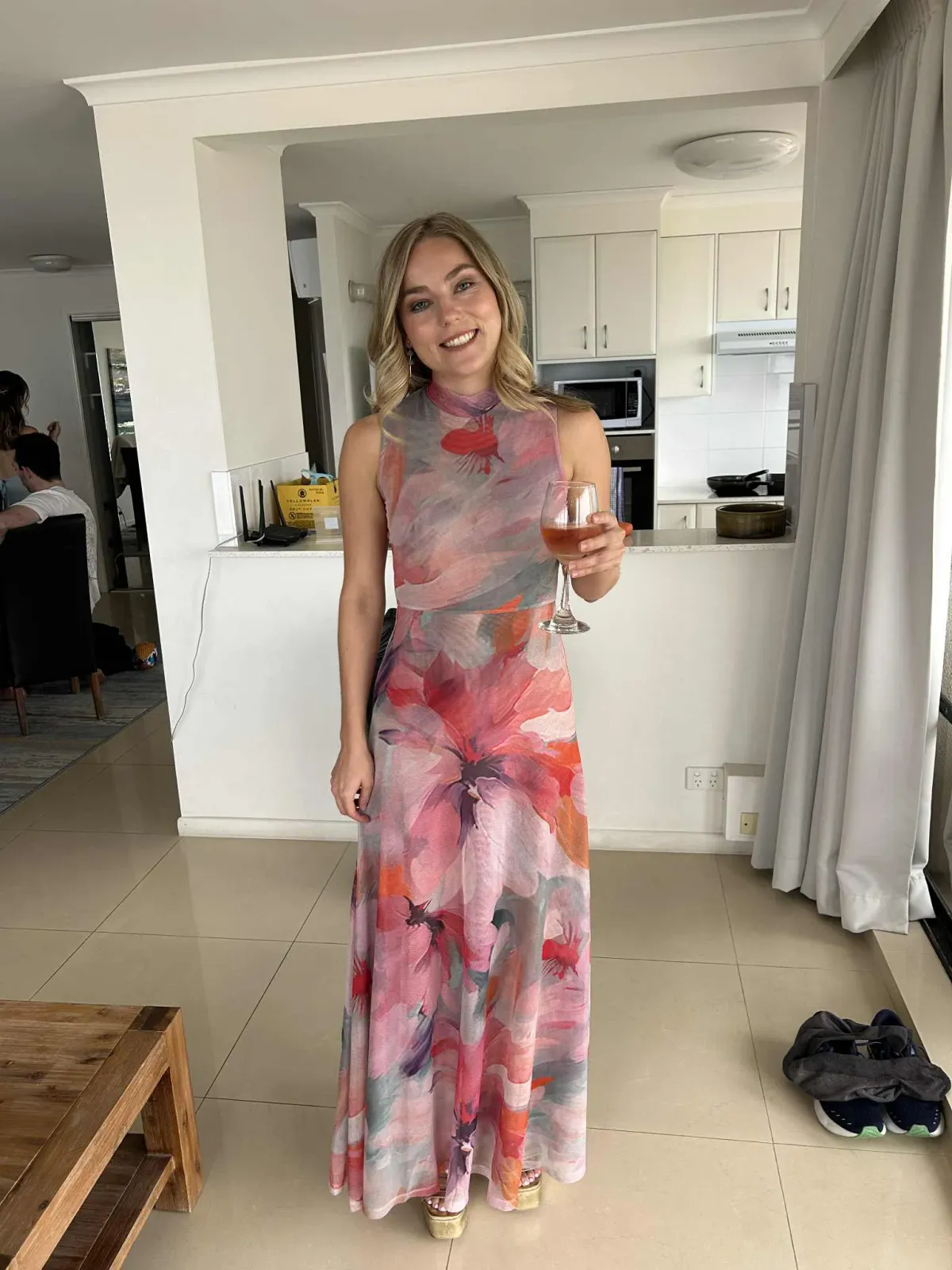 Kachel Lisa Maxi Dress Horizons Size AU 8 - Image 5