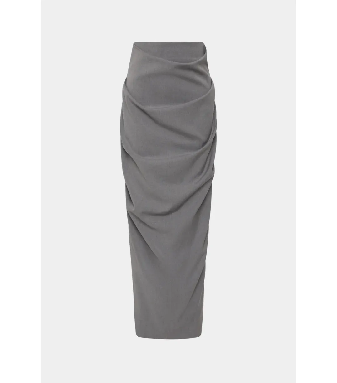 MISHA The Henri Suiting Top and Maxi Skirt Grey Size 6/XS for rent on The Volte - main image