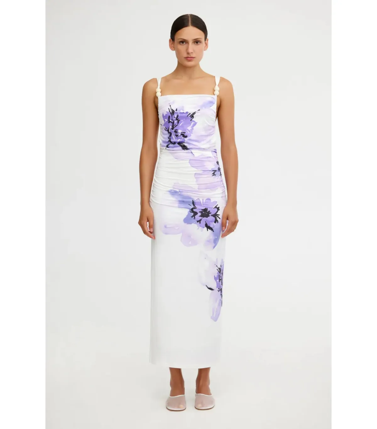 Significant Lena Midi Dress in Pearl Botanic Size AU 8 - Image 1