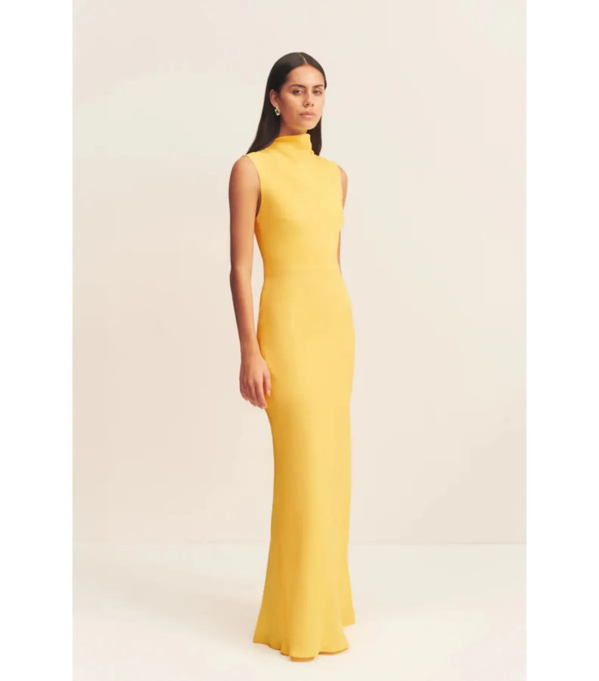 Shona Joy Pierce Sleeveless Maxi Dress in Sunflower Size AU 8 - Image 3