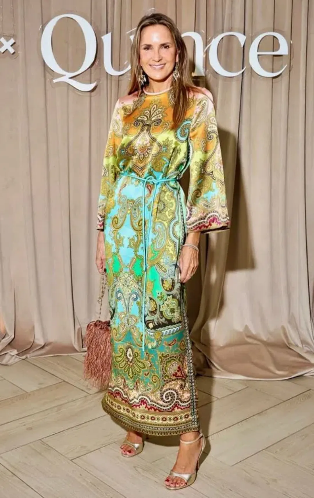 Alemais Clemenza Silk Midi Dress Size 8 for rent on The Volte - main image