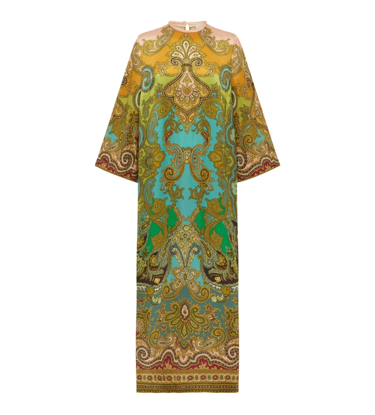 Alemais Clemenza Silk Midi Dress Multi  Size 14 - Image 2