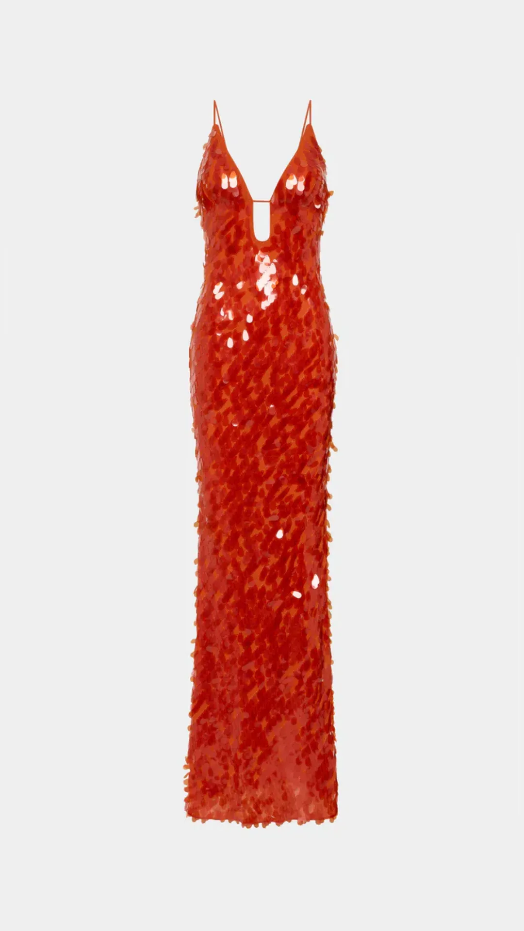 Misha  Sapphire Sequin Dress in Red Size L / Au 12 for rent on The Volte - main image