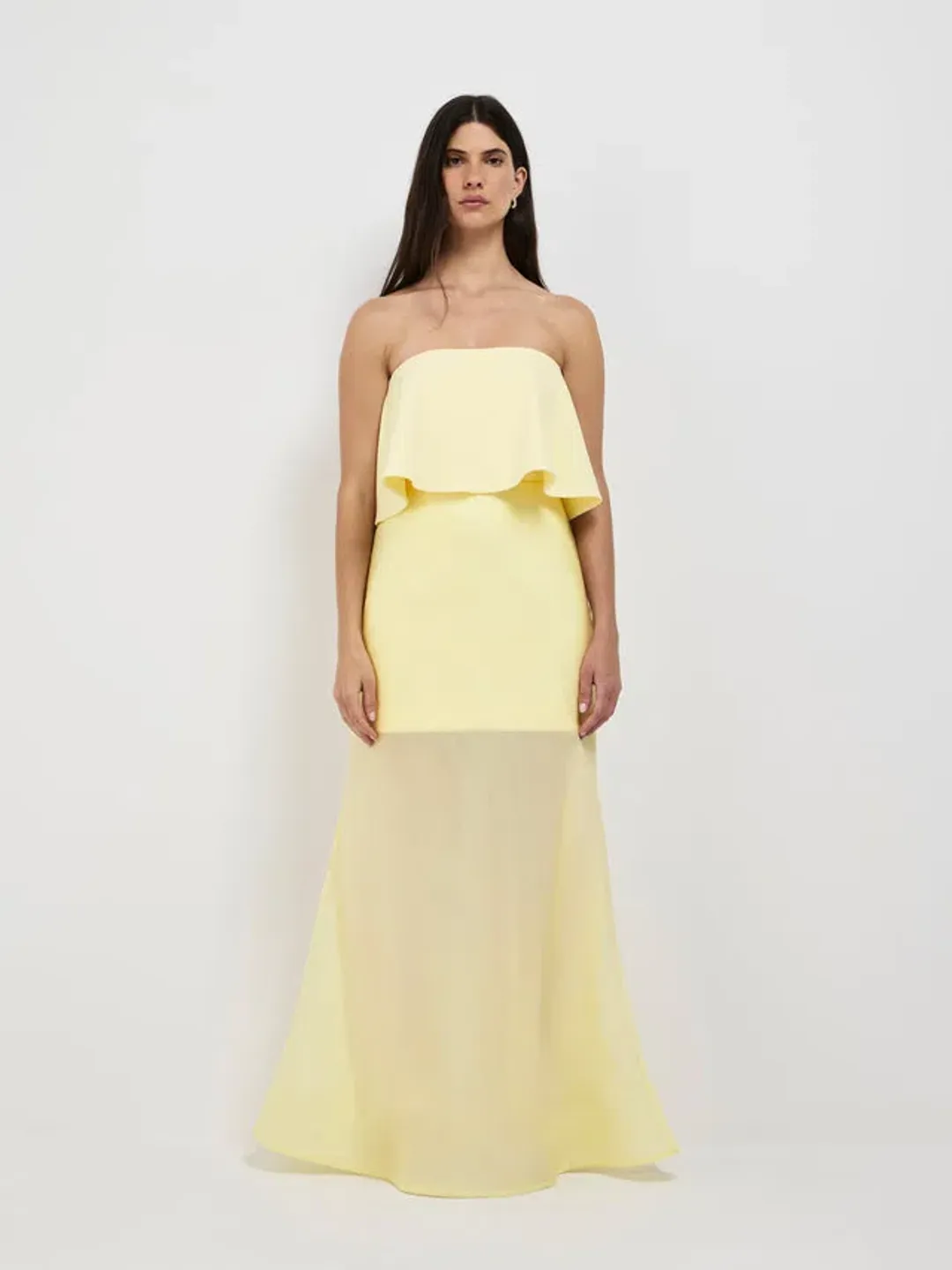 Sheike Gemini Dress Yellow Size 16  for rent on The Volte - main image