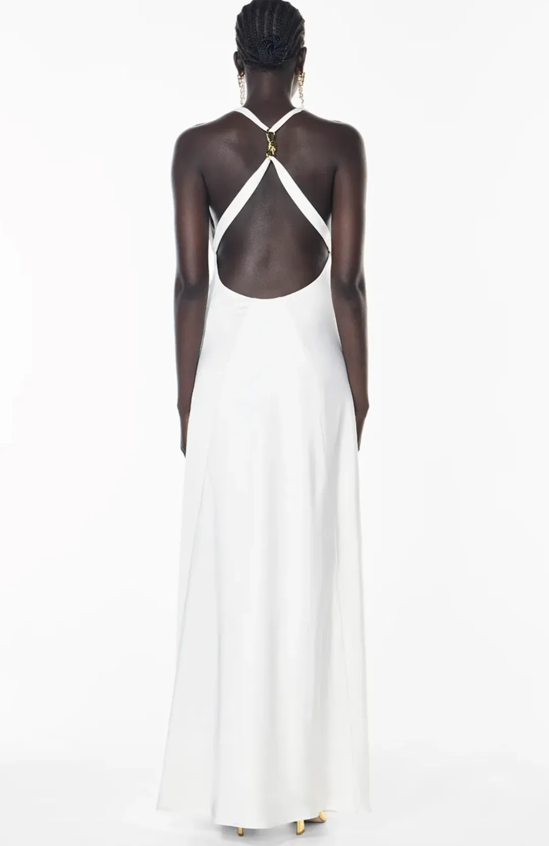 Manning Cartell CHARMED COWL SLIP DRESS in White AU 8 for rent on The Volte - main image