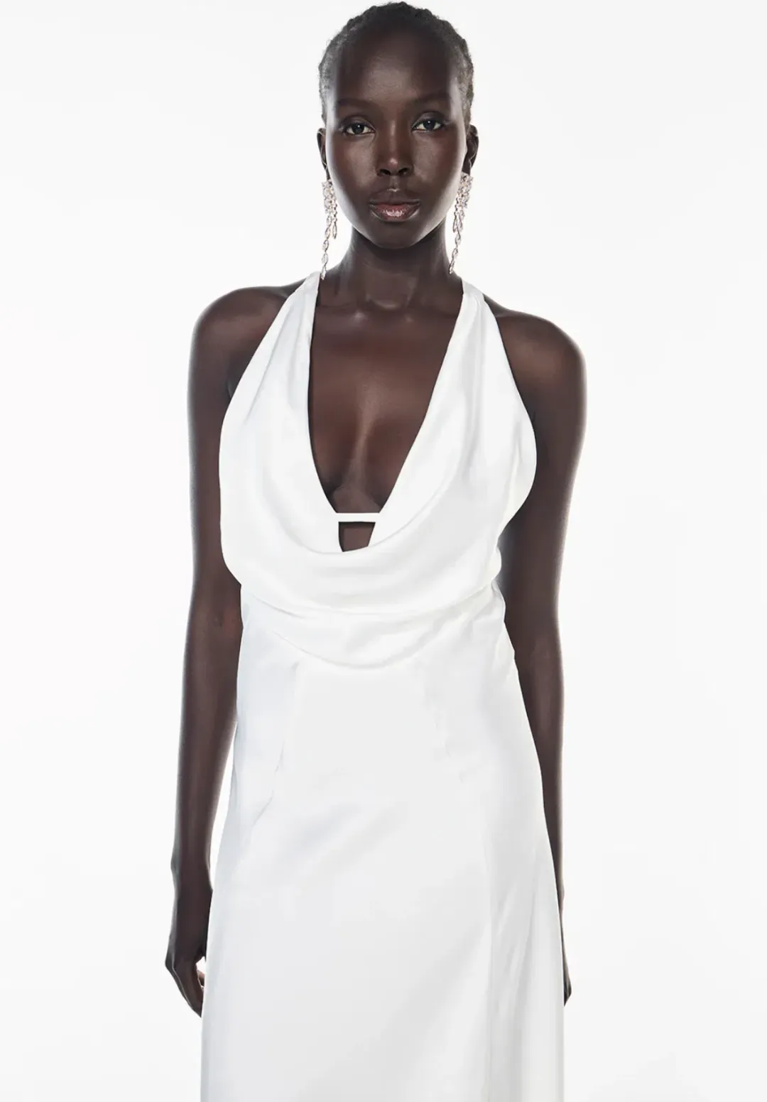 Manning Cartell CHARMED COWL SLIP DRESS in White AU 8 for rent on The Volte - main image