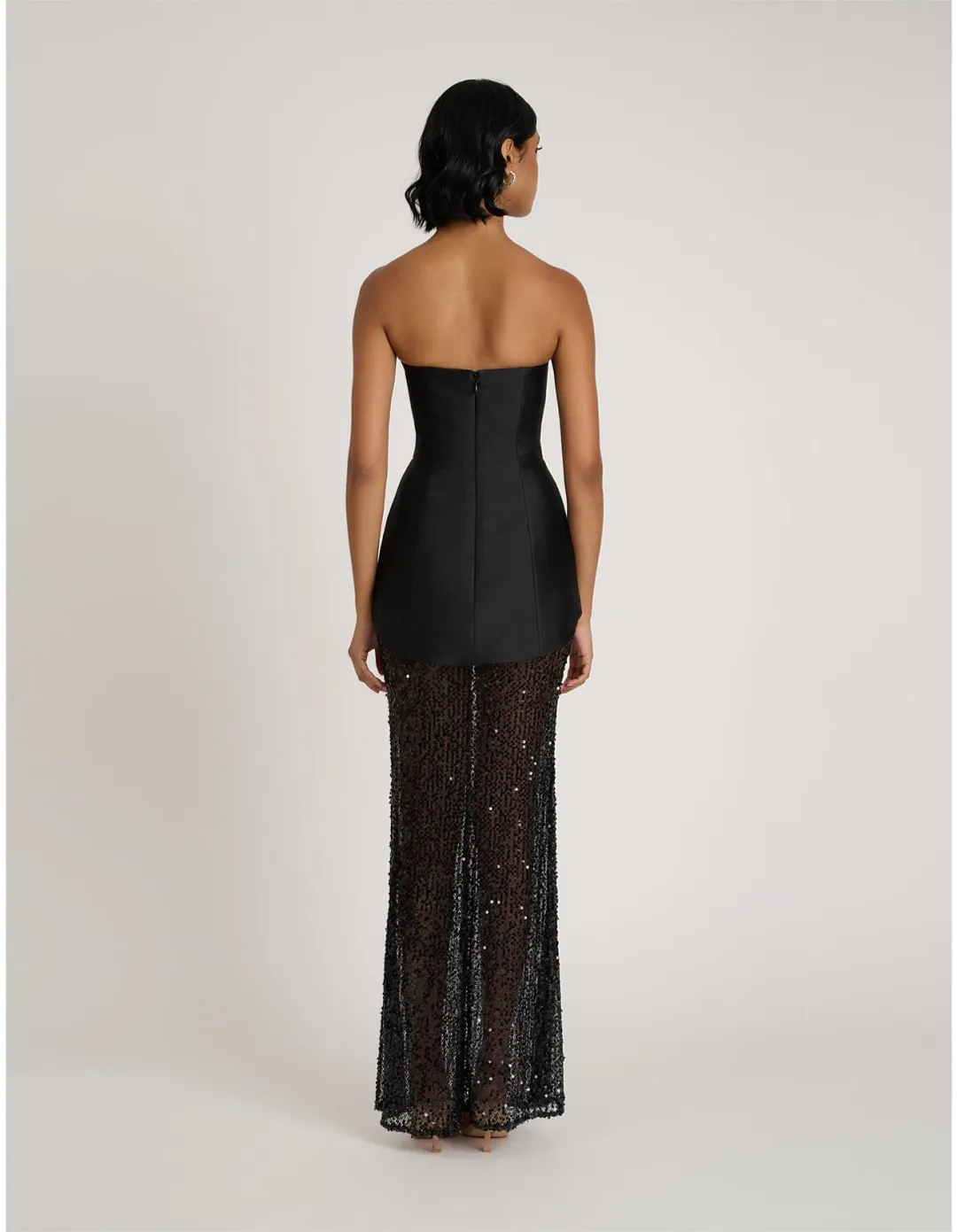 Eliya the Label Nerissa Maxi Dress Black Size AU 14 for rent on The Volte - main image