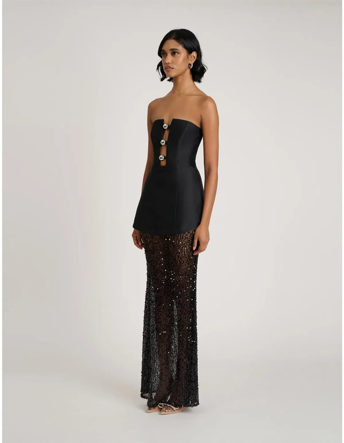 Eliya the Label Nerissa Maxi Dress Black Size AU 14 - Image 2