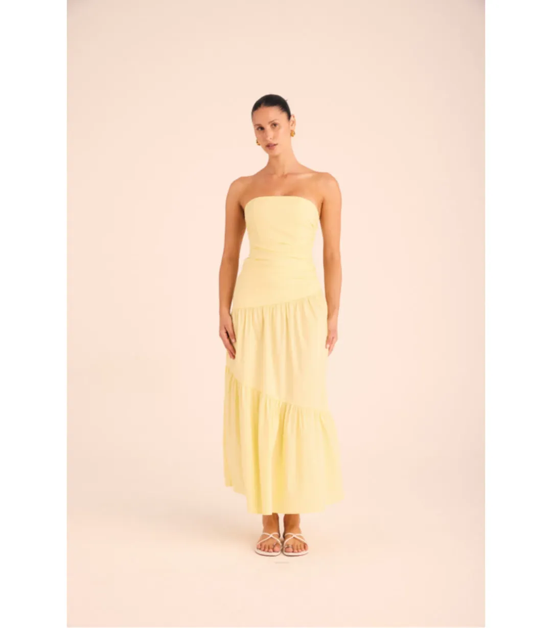 Lakeyo Gilat Maxi Dress Yellow Size M / AU 10 for rent on The Volte - main image
