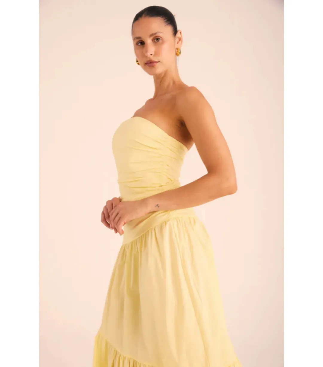Lakeyo Gilat Maxi Dress Yellow Size M / AU 10 for rent on The Volte - main image