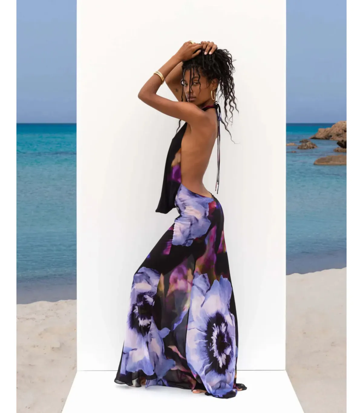 Rat & Boa Antonella Maxi Dress Print Size AU 6 - Image 2