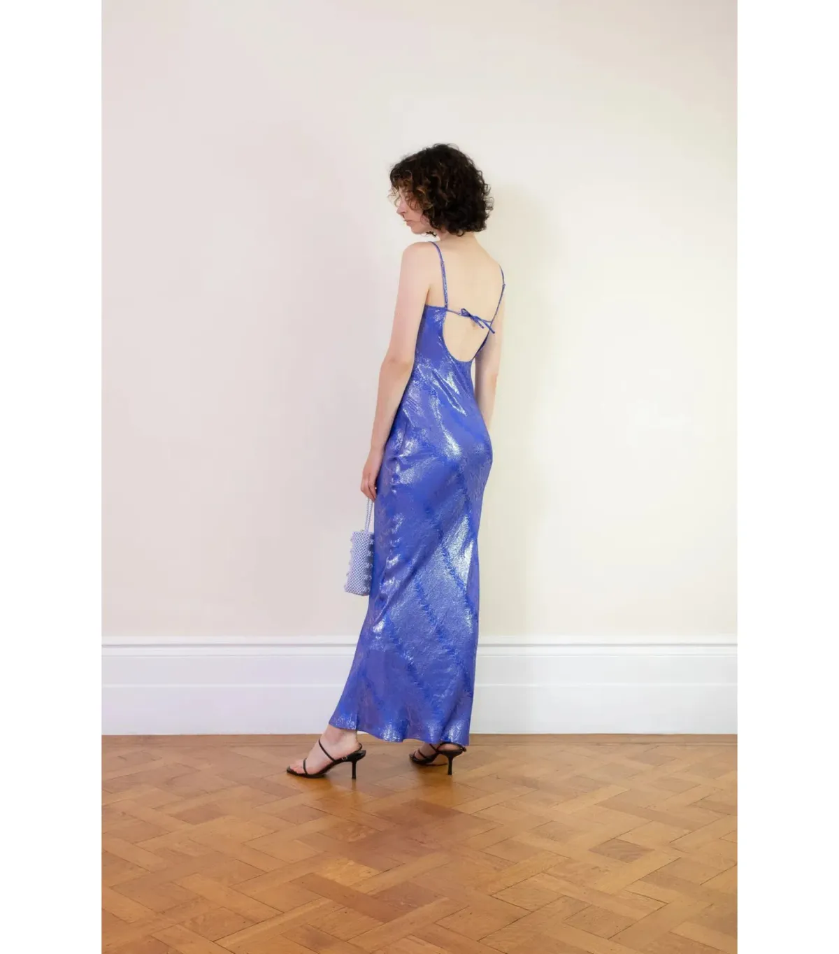 Rat & Boa Sapphire Maxi Dress Electric Blue Size AU 6 - Image 4
