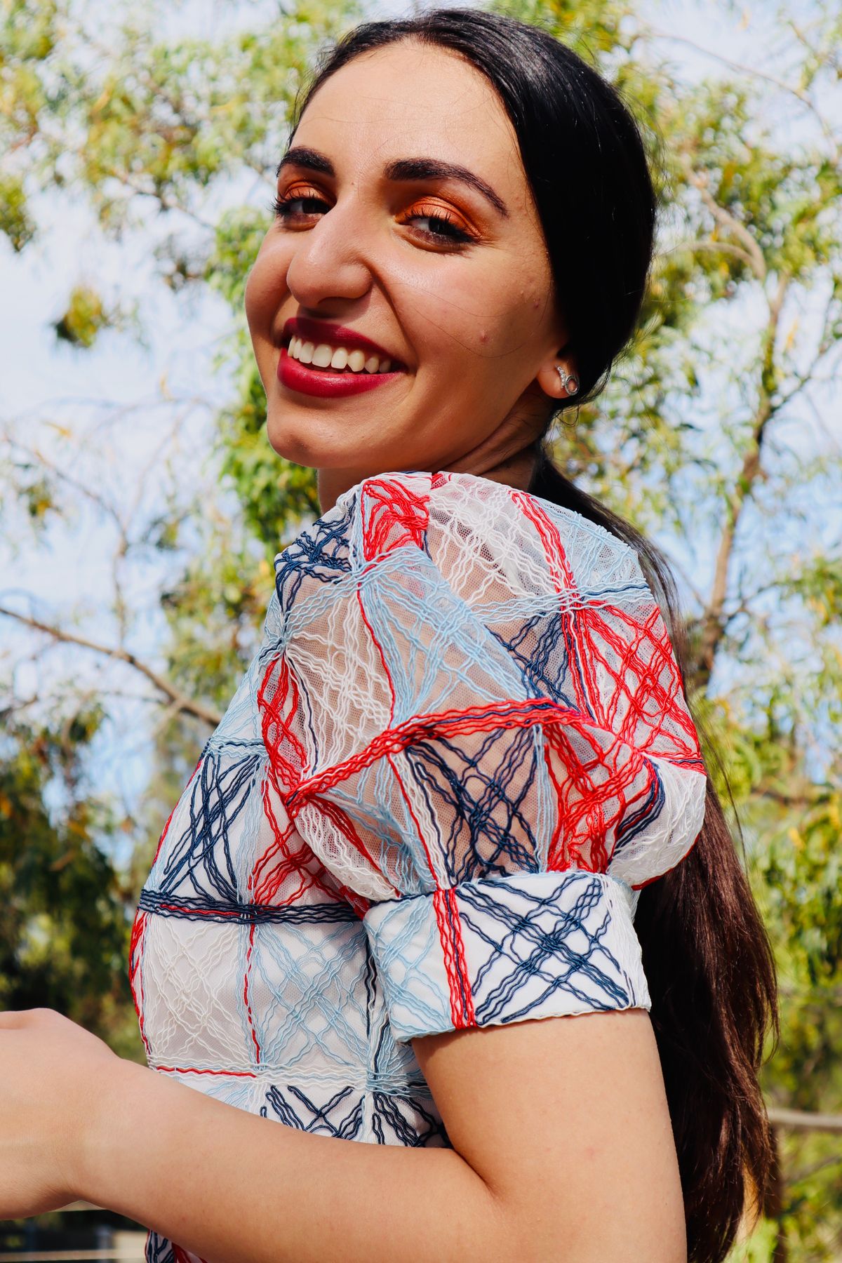 Mossman The Equal Angles Mini Dress Multi Size 6 - Image 10