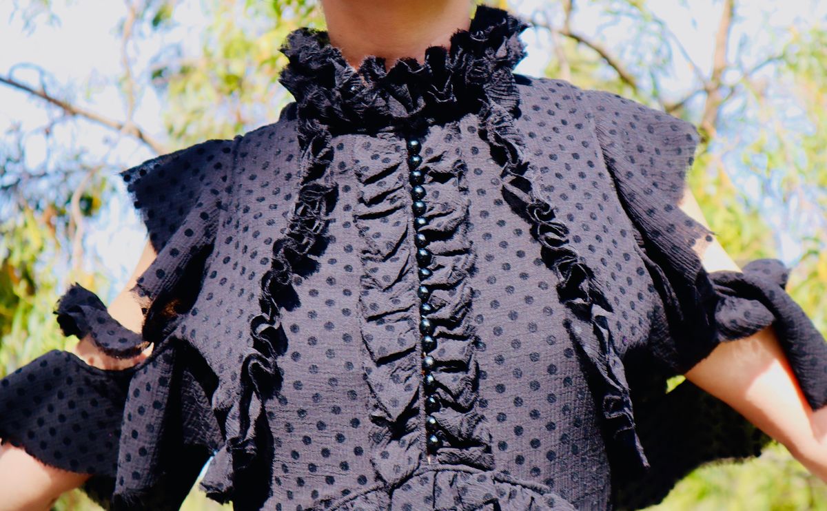 Mossman She Spotted Me Dress Black Size 8 - Image 5