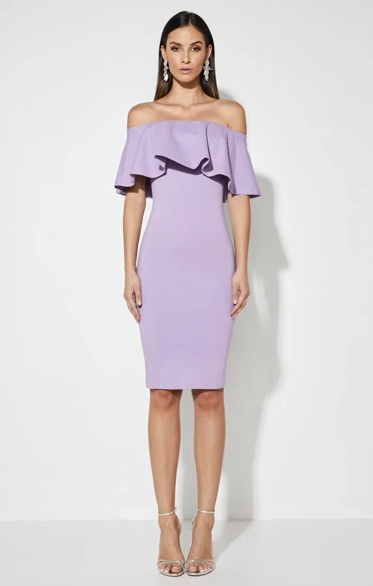 Mossman Kiss and Tell Dress Lilac Size 6 - Image 1
