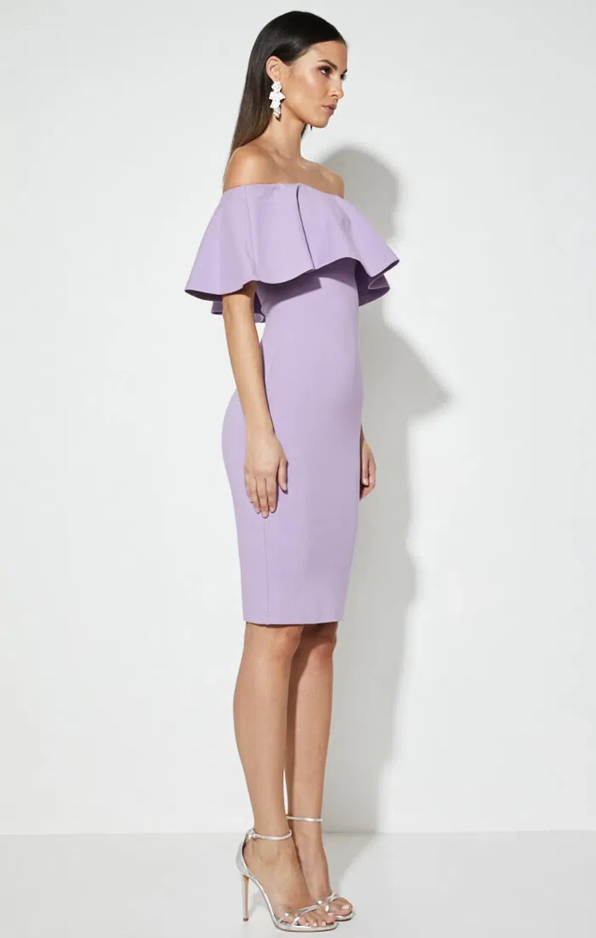 Mossman Kiss and Tell Dress Lilac Size 6 - Image 2