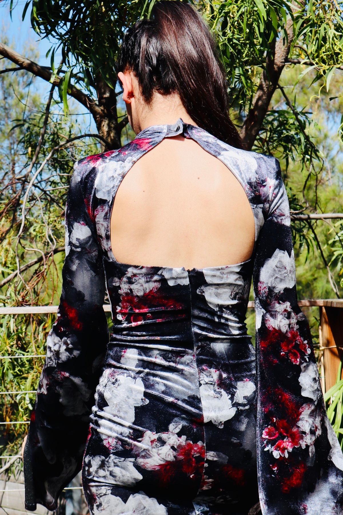 Mossman The Poison Arrow Mini Dress Floral Print Size 6 - Image 6