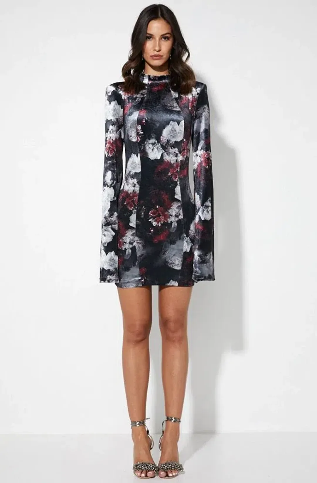 Mossman The Poison Arrow Mini Dress Floral Print Size 6 for rent on The Volte - main image