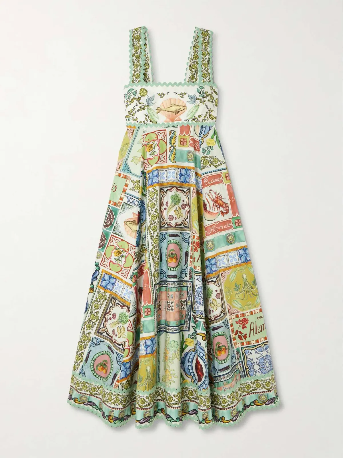 Alemais Tommasina Summer Dress Multi Size 12  - Image 4