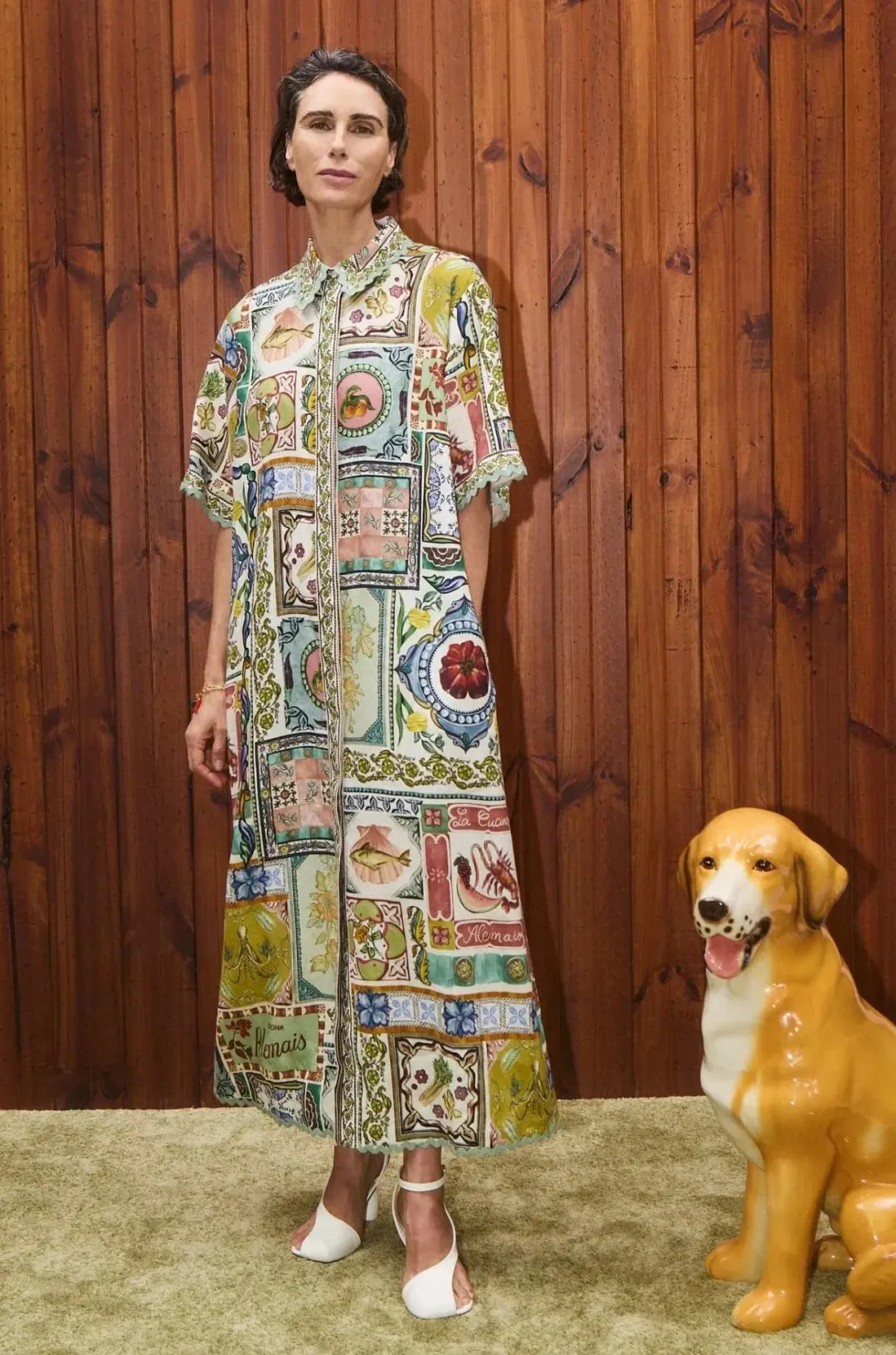 Alemais Tommasina Shirtdress Multi Size 12  for rent on The Volte - main image