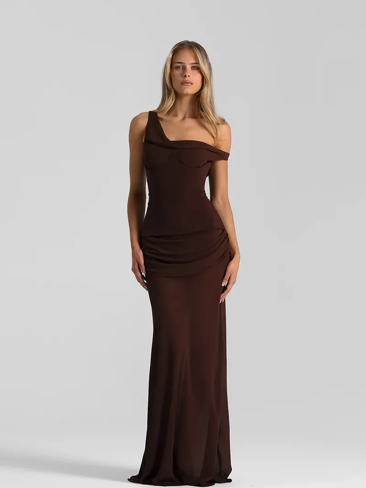 Natalie Rolt Cadence Gown Espresso Size 2 / AU 10 - Image 5