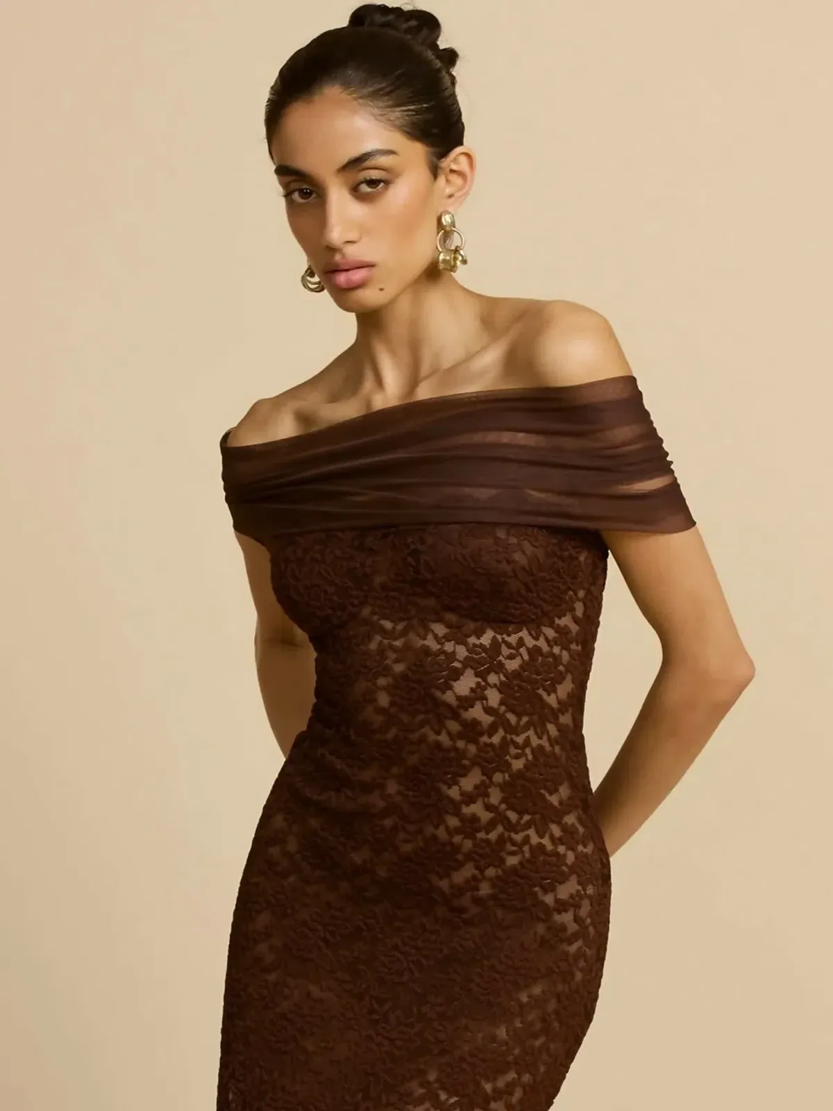 Arcina Ori Milana Dress Chocolate Size S/Au 8  - Image 2